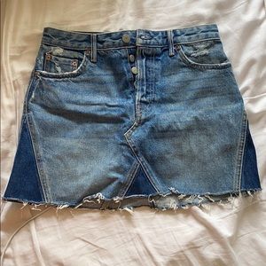 Grlfrnd Denim Mini Skirt